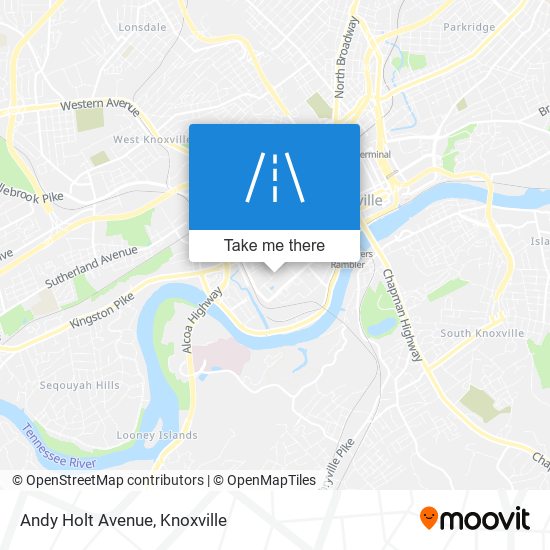 Andy Holt Avenue map