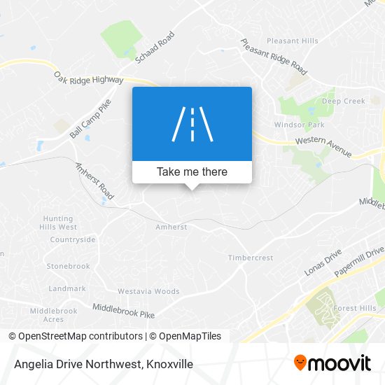 Mapa de Angelia Drive Northwest