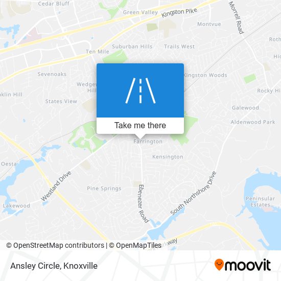 Ansley Circle map