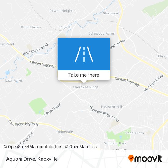 Aquoni Drive map