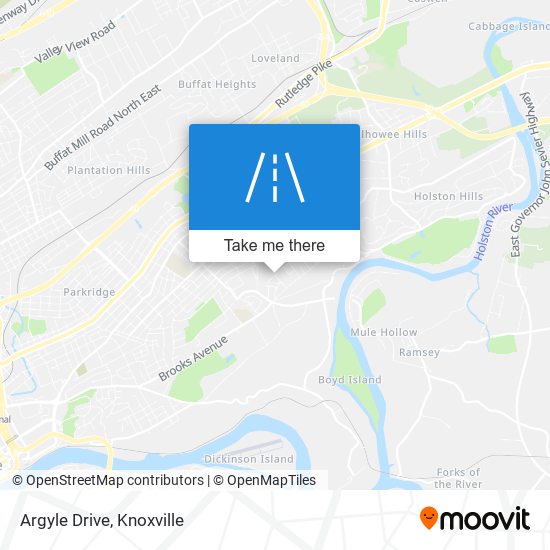 Argyle Drive map