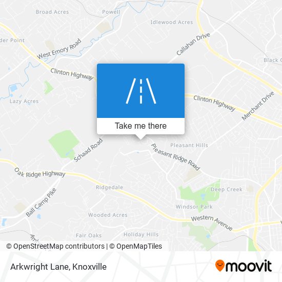 Arkwright Lane map