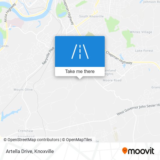 Artella Drive map