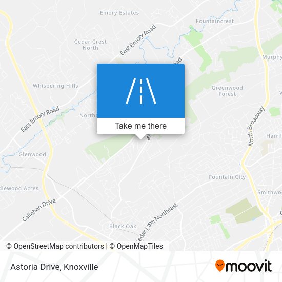 Mapa de Astoria Drive