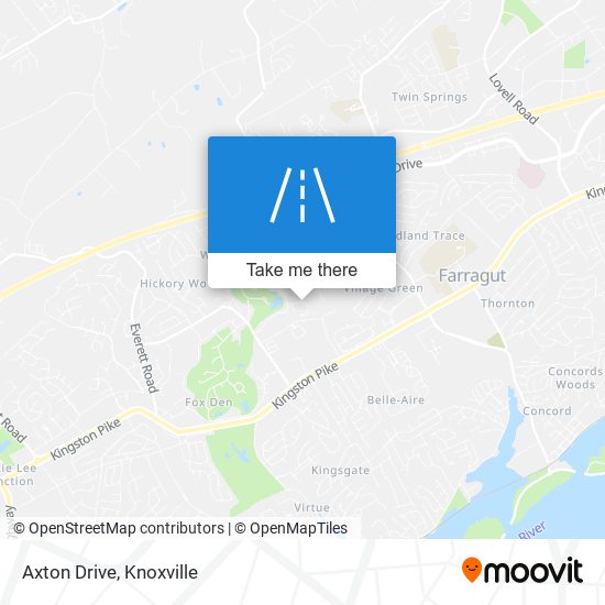 Mapa de Axton Drive