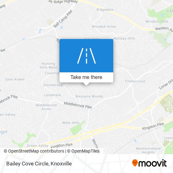 Bailey Cove Circle map