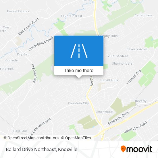 Mapa de Ballard Drive Northeast