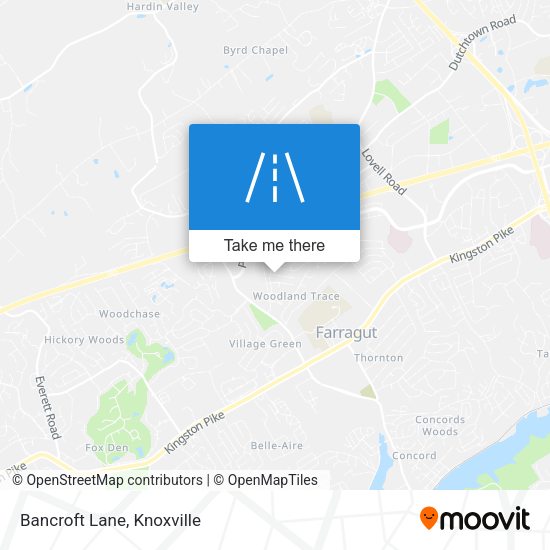 Mapa de Bancroft Lane