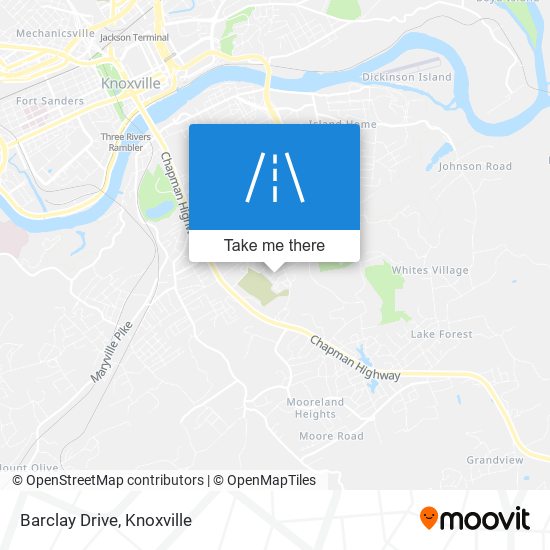 Barclay Drive map