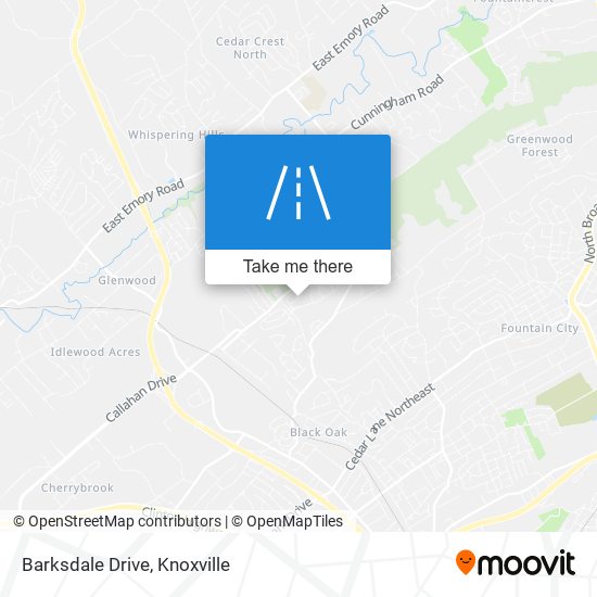 Mapa de Barksdale Drive