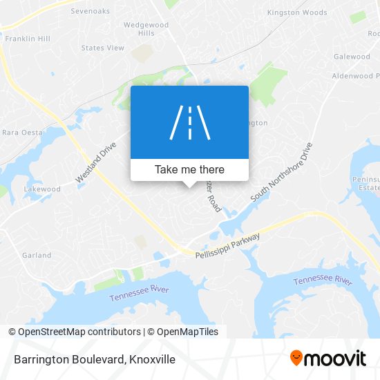 Barrington Boulevard map