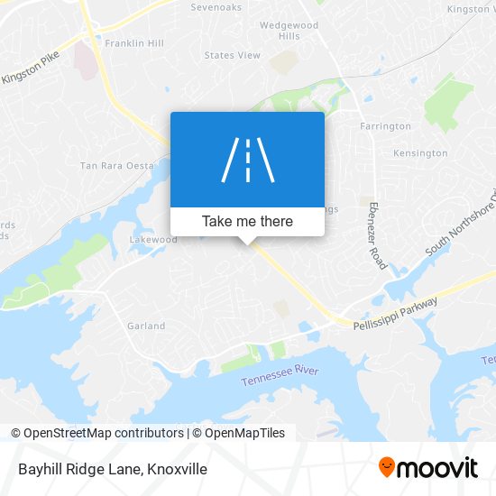 Bayhill Ridge Lane map