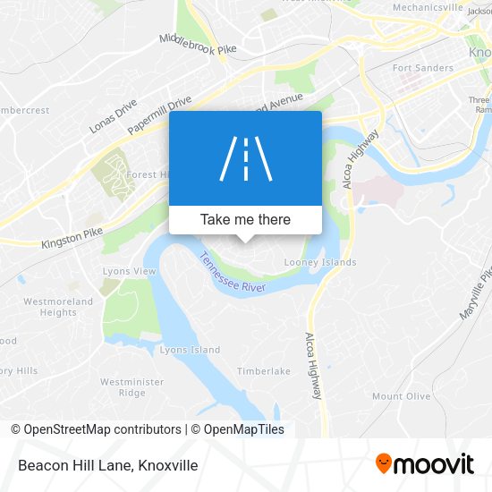 Mapa de Beacon Hill Lane