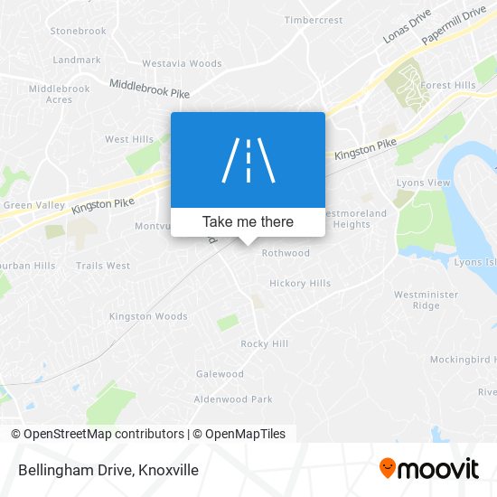 Bellingham Drive map