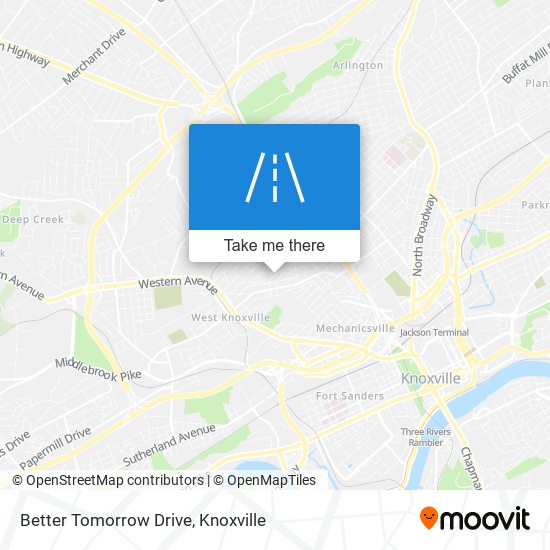 Better Tomorrow Drive map