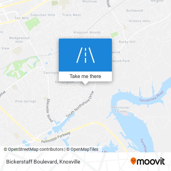 Bickerstaff Boulevard map