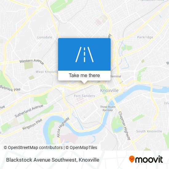 Mapa de Blackstock Avenue Southwest