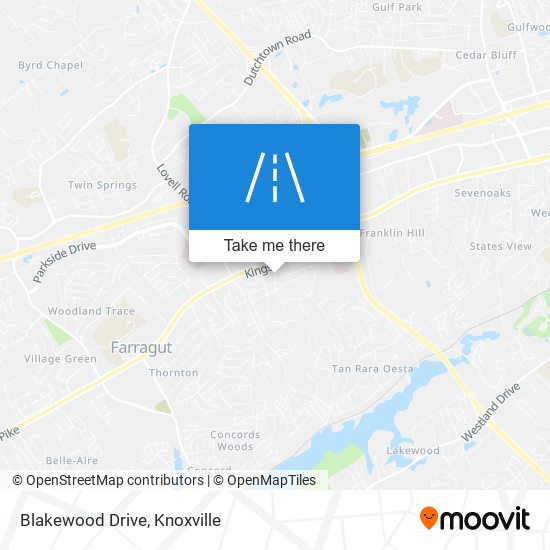 Blakewood Drive map