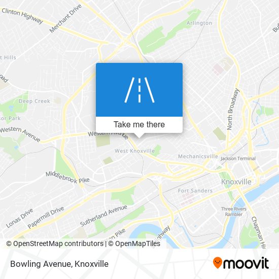 Bowling Avenue map