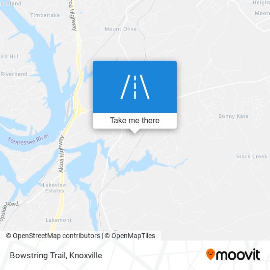 Mapa de Bowstring Trail