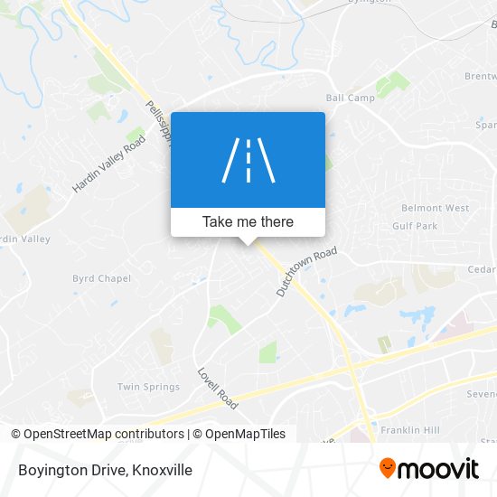 Boyington Drive map