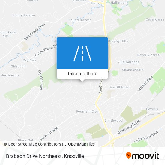 Brabson Drive Northeast map