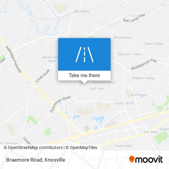 Braemore Road map