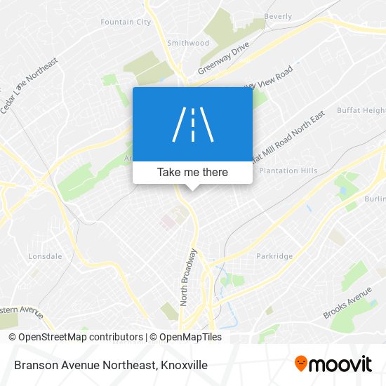 Mapa de Branson Avenue Northeast