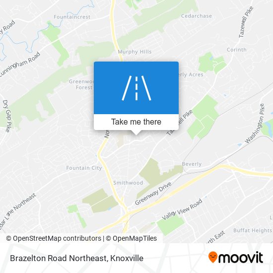 Mapa de Brazelton Road Northeast