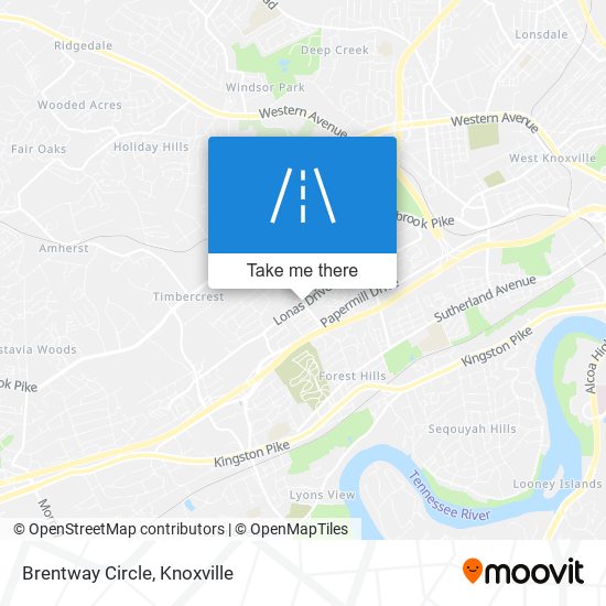 Brentway Circle map