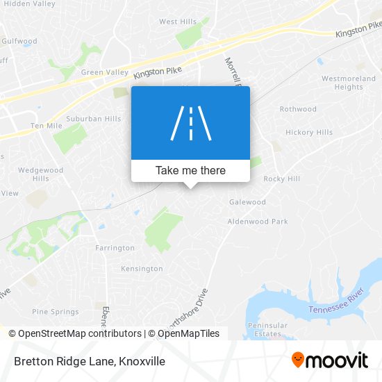 Mapa de Bretton Ridge Lane