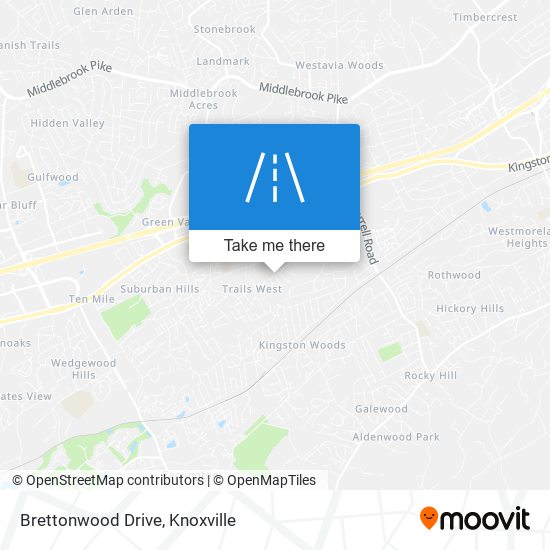 Brettonwood Drive map
