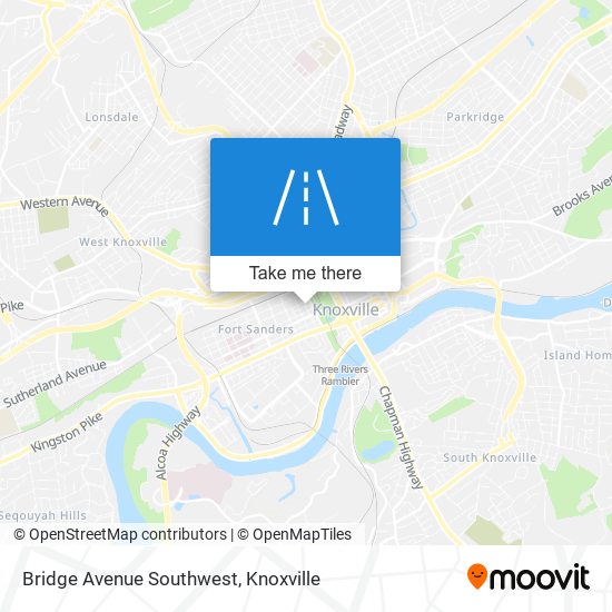 Mapa de Bridge Avenue Southwest