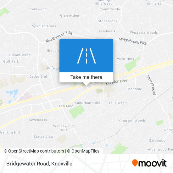 Bridgewater Road map