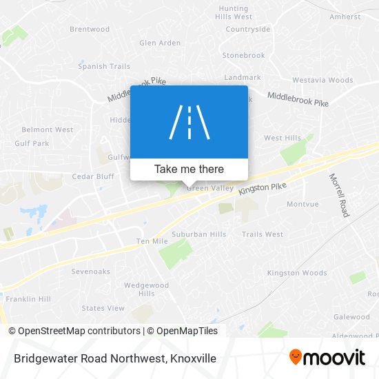 Mapa de Bridgewater Road Northwest