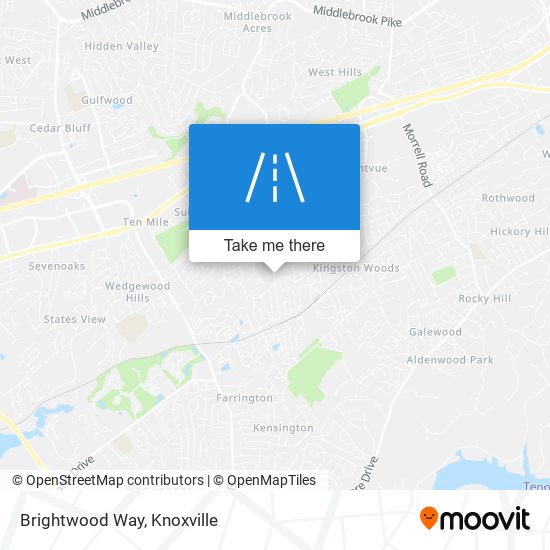Brightwood Way map