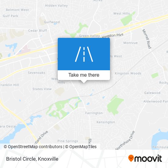 Mapa de Bristol Circle