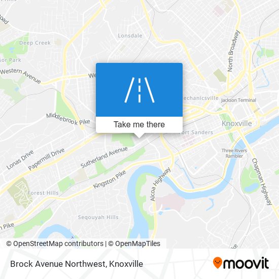 Mapa de Brock Avenue Northwest