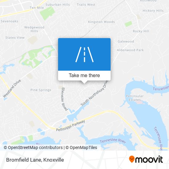 Bromfield Lane map