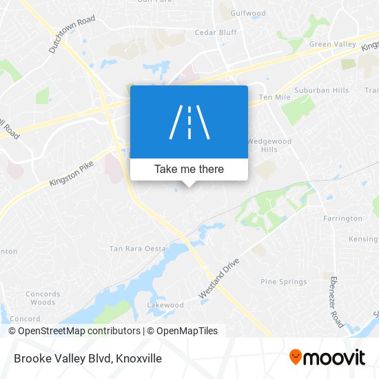 Mapa de Brooke Valley Blvd