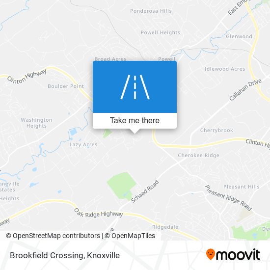 Brookfield Crossing map