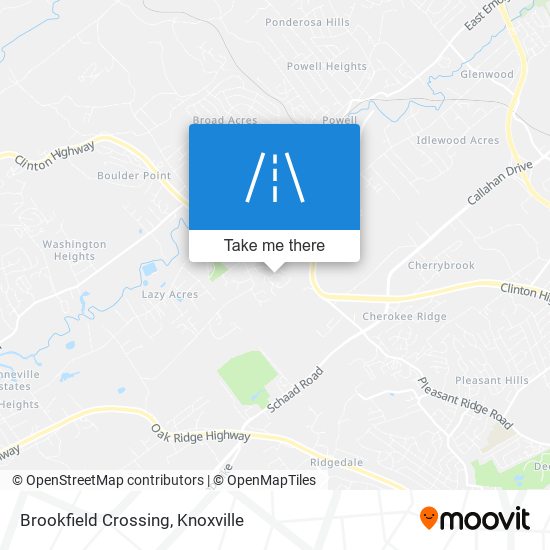 Mapa de Brookfield Crossing