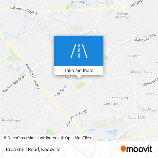 Brookmill Road map