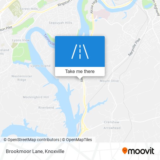 Mapa de Brookmoor Lane