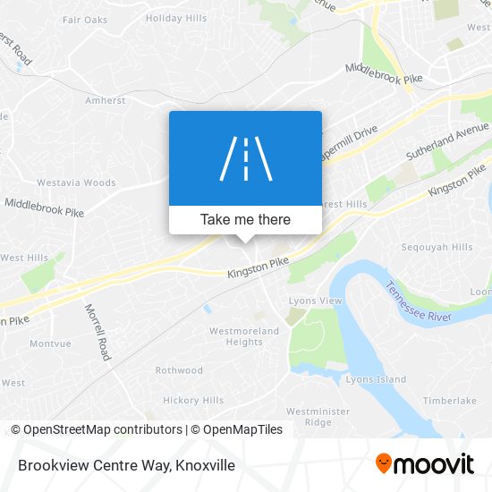 Brookview Centre Way map