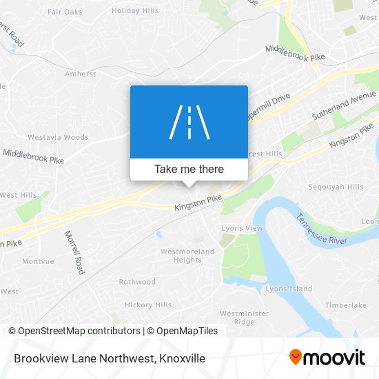 Mapa de Brookview Lane Northwest