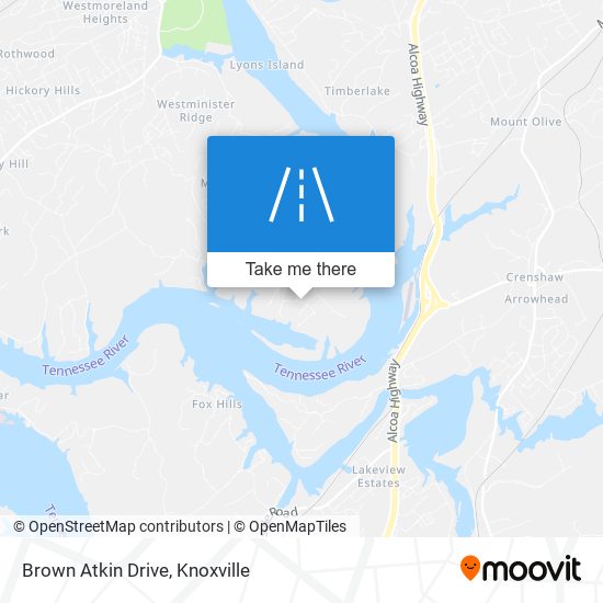 Mapa de Brown Atkin Drive