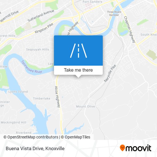 Buena Vista Drive map