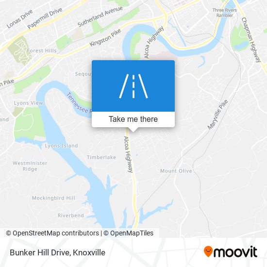 Bunker Hill Drive map