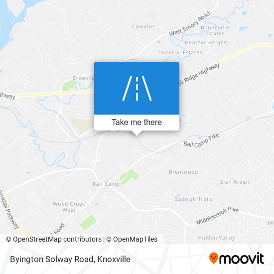 Byington Solway Road map